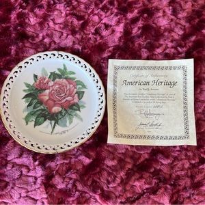 1988 The Hamilton Collection American Rose Garden ‘American Heritage’